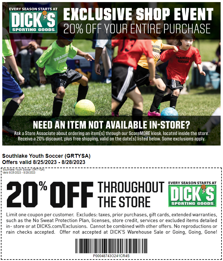 COMBINES  The DICK'S Sporting Goods Combines